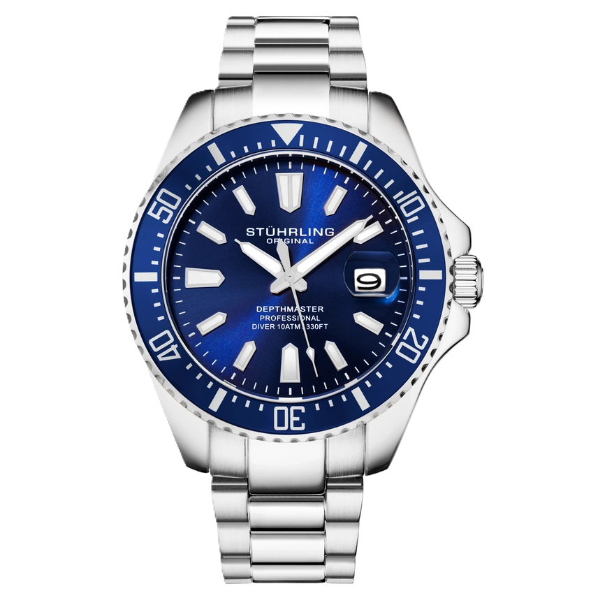 Depthmaster 3950A Reloj de Buceo de Cuarzo - Bisel Azul