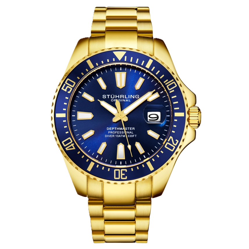 Depthmaster Quartz Diver - Caja en tono dorado