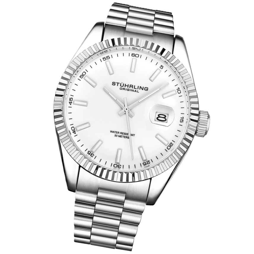 Reloj Lineage Classic Quartz - Manecillas y Marcadores Plateados