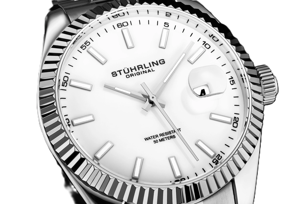 Reloj Lineage Classic Quartz - Manecillas y Marcadores Plateados