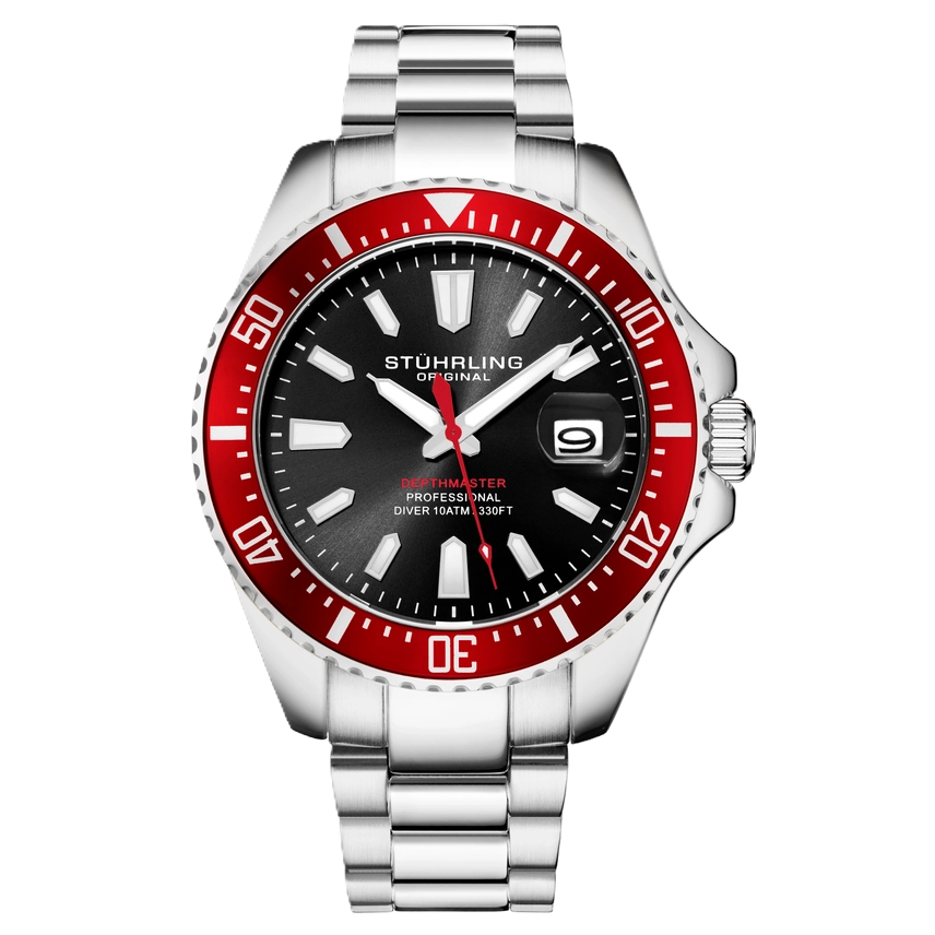 Depthmaster 3950A Cuarzo de Buceo - Bisel Rojo